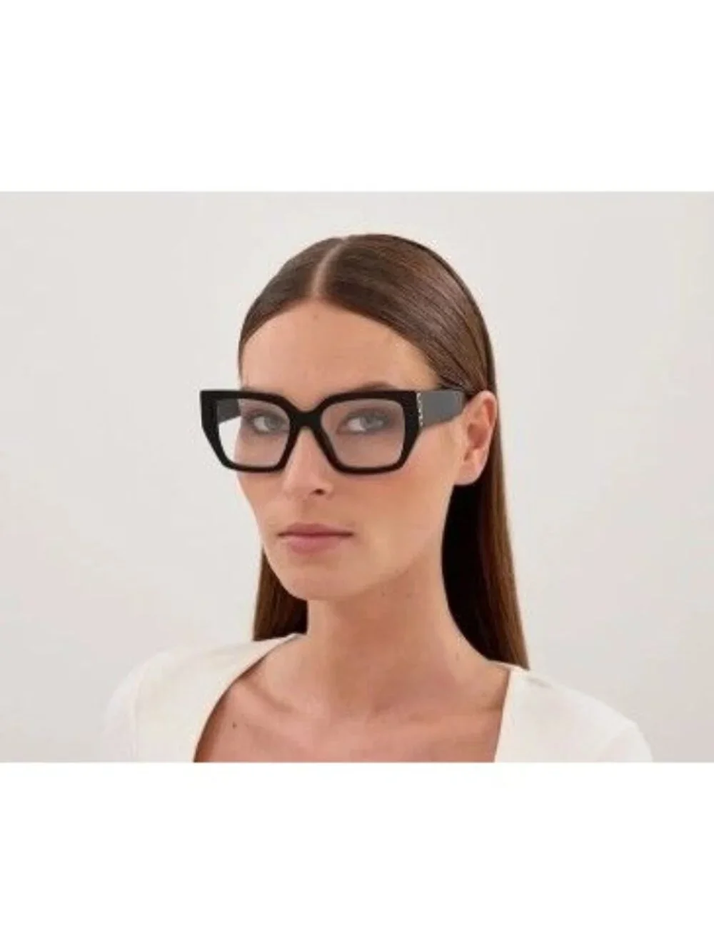 Gucci GG2042O 001 Square 53mm Eyeglasses - Black
